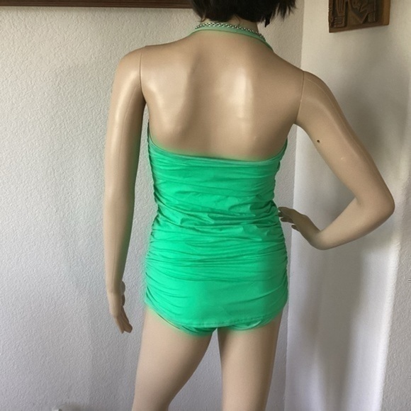 Tommy Bahama Size S/M Jade Green One piece Swimsuit - Picture 3 of 4